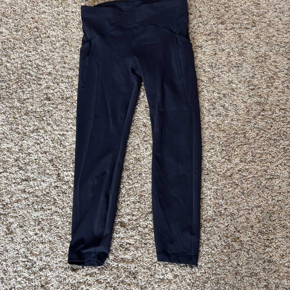 Lululemon Athletica Black Leggings High Waist Performance